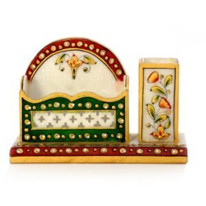 Marble Pen Stand Set