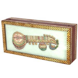 Marble Handicrafts Sitar Jewellery Box