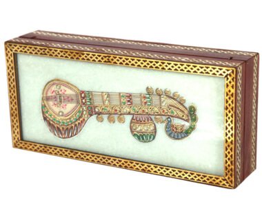 Marble Handicrafts Sitar Jewellery Box